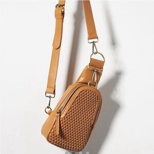Anthropologie Woven Liberty Sling Bag Urban Originals